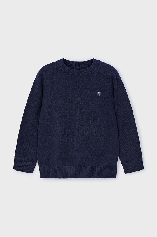 Mayoral sweter z domieszką wełny dziecięcy z domieszką wełny granatowy 311.5F.Mini.9BYH