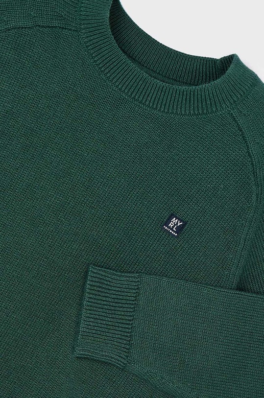 Mayoral sweter z domieszką wełny dziecięcy 311.5F.Mini.9BYH zielony AW24