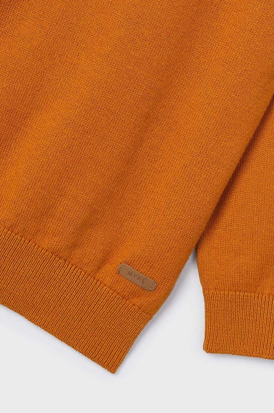 Chłopiec Mayoral sweter bawełniany dziecięcy 323.5E.Mini.9BYH pomarańczowy