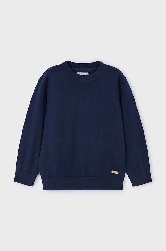 Dětský bavlněný svetr Mayoral tenká námořnická modř 323.5E.Mini.9BYH