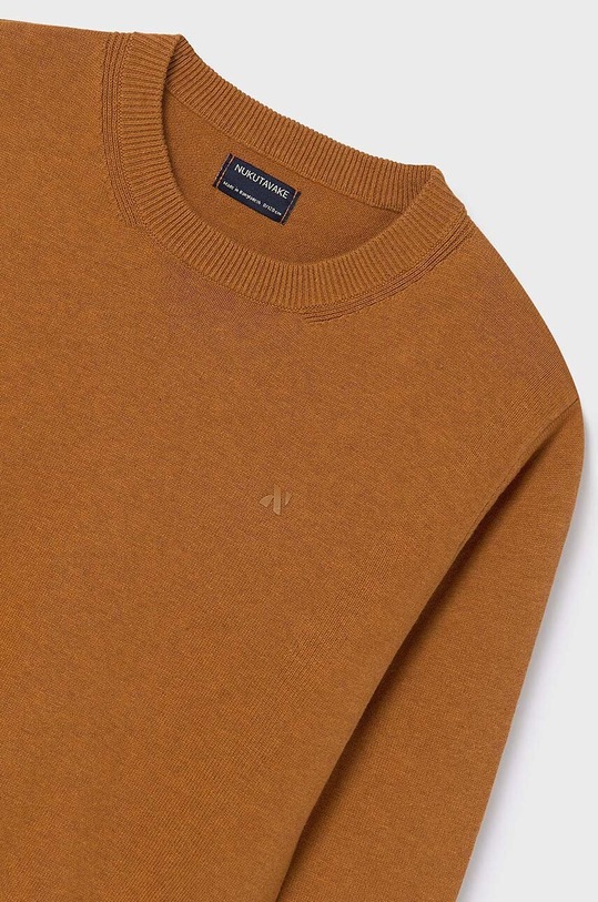 Chłopiec Mayoral sweter bawełniany dziecięcy 354.7C.Junior.9BYH pomarańczowy