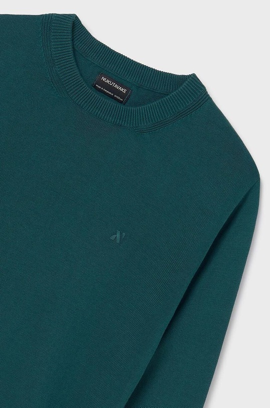Mayoral sweter bawełniany dziecięcy 354.7C.Junior.9BYH turkusowy AW24