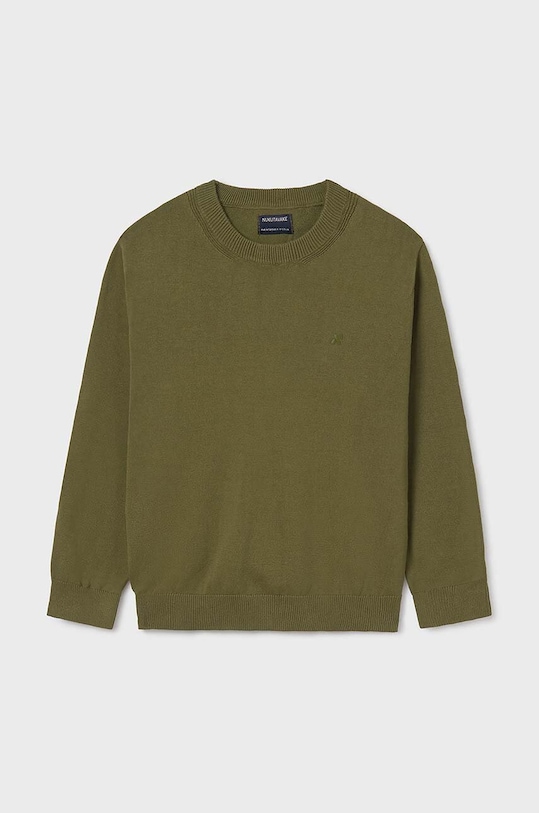 Mayoral sweter bawełniany dziecięcy pozostałe zielony 354.7C.Junior.9BYH