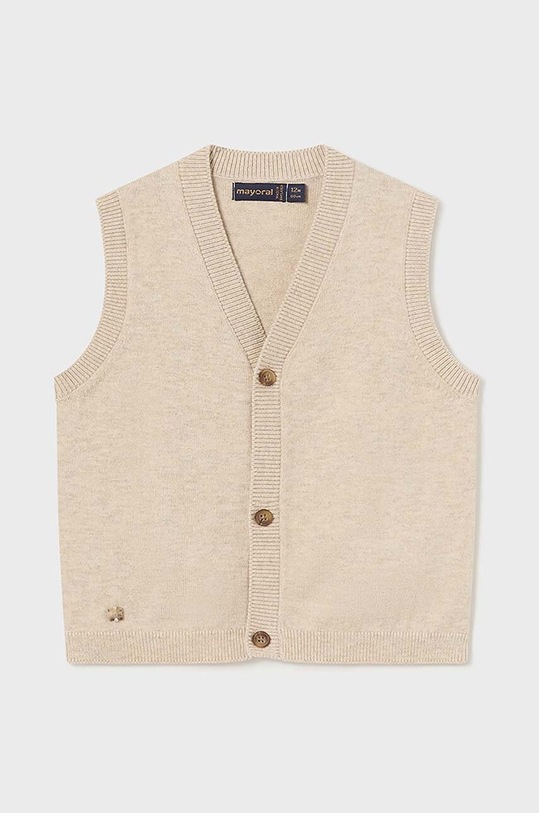 Dětská vesta s příměsí vlny Mayoral s příměsí vlny béžová 2316.3A.Baby.9BYH