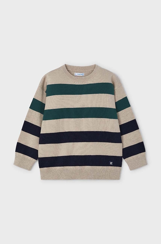 Дитячий светр з домішкою вовни Mayoral 4338.5C.Mini.9BYH зелений AW24