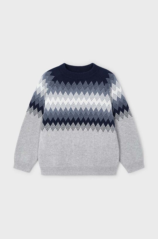 Mayoral pulover pentru copii din amestec de lana 4340.5D.Mini.9BYH gri AW24