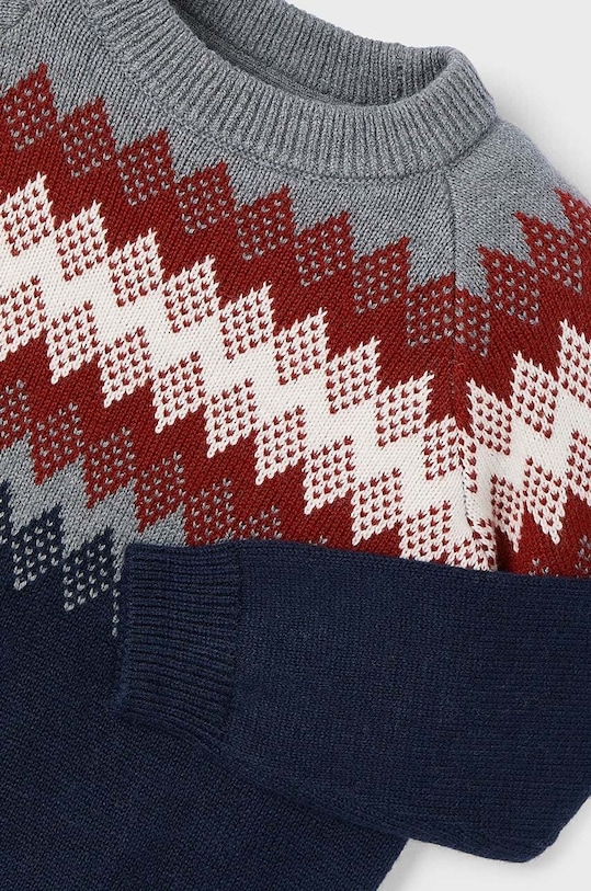 Dětský svetr s příměsí vlny Mayoral 4340.5D.Mini.9BYH námořnická modř AW24