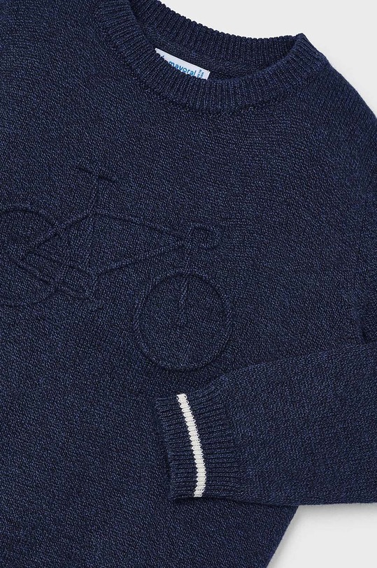 CHLAPEC Dětský svetr s příměsí vlny Mayoral 4341.5D.Mini.9BYH námořnická modř