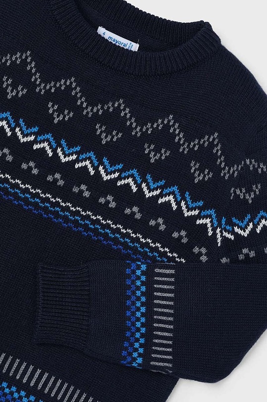 Băieți Mayoral pulover pentru copii din amestec de lana 4344.5B.Mini.9BYH albastru