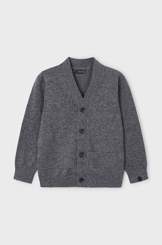 Mayoral kardigan z domieszką wełny dziecięcy z domieszką wełny szary 4348.5A.Mini.9BYH
