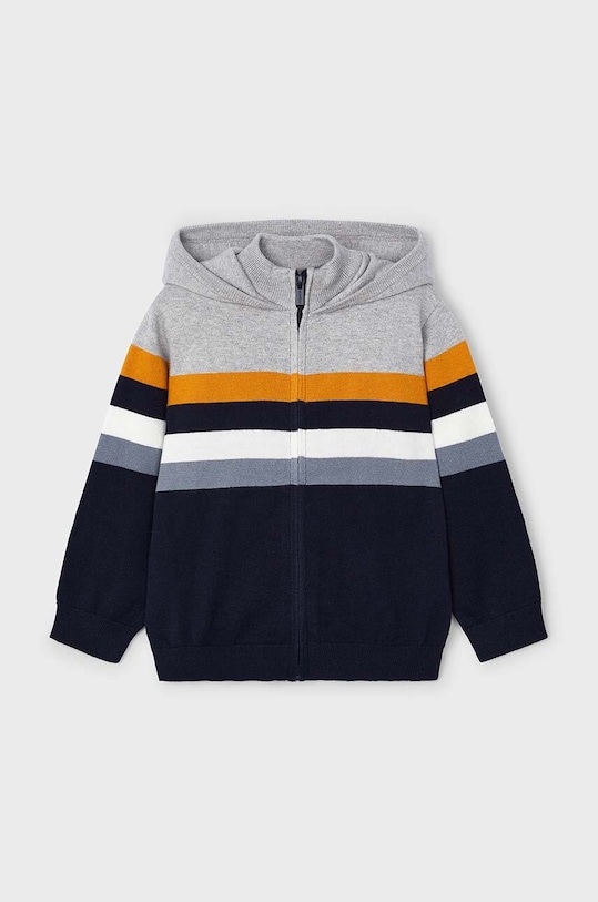 Mayoral kardigan z domieszką wełny dziecięcy 4349.5E.Mini.9BYH pomarańczowy AW24