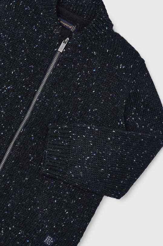 Chłopiec Mayoral kardigan z domieszką wełny dziecięcy 4350.5G.Mini.9BYH granatowy