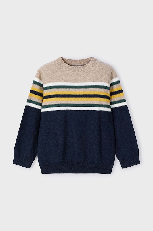 Mayoral sweter z domieszką wełny dziecięcy z domieszką wełny granatowy 4351.5F.Mini.9BYH