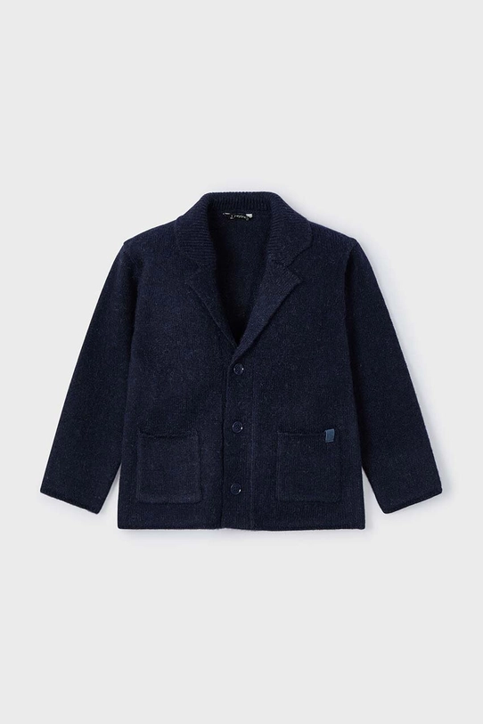 Mayoral cardigan cu amestec de lână pentru copii uni bleumarin 4459.5A.Mini.9BYH