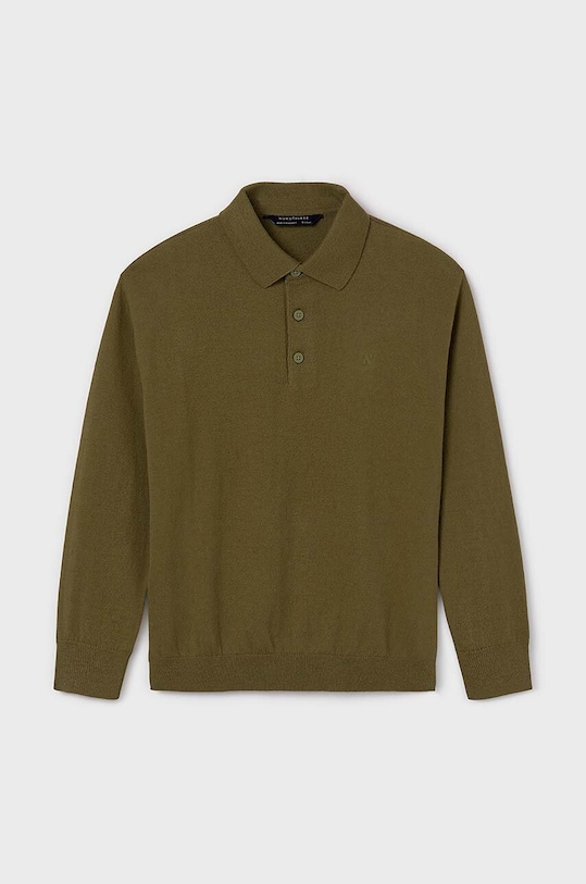 Дитячий светр з домішкою вовни Mayoral з додаванням вовни зелений 7103.7C.Junior.9BYH