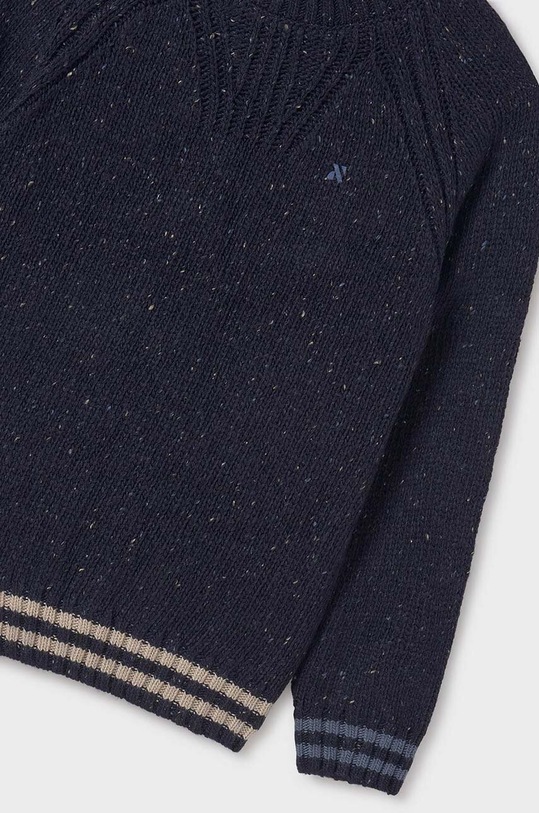 Mayoral sweter z domieszką wełny dziecięcy 7390.7A.Junior.9BYH granatowy AW24