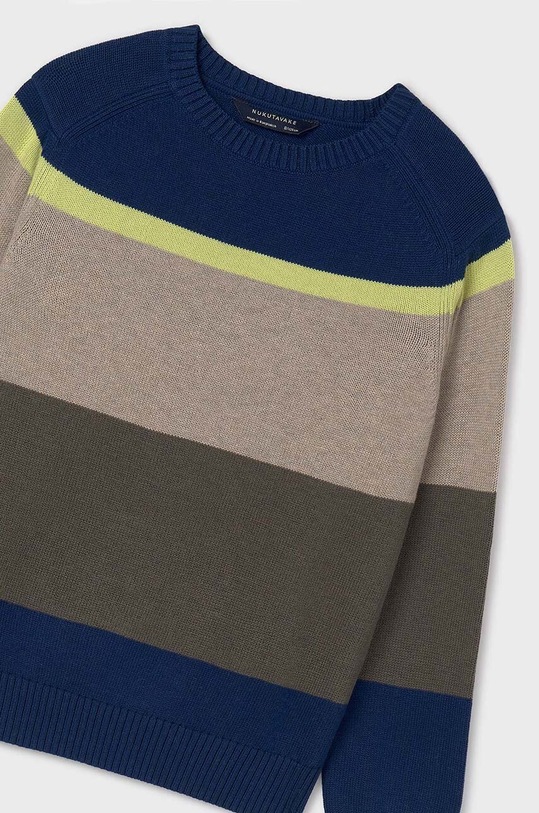 Chłopiec Mayoral sweter z domieszką wełny dziecięcy 7393.7D.Junior.9BYH zielony