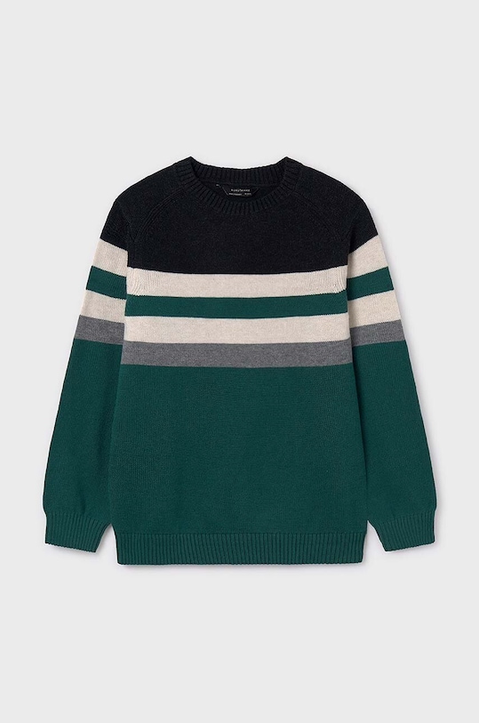 Дитячий светр з домішкою вовни Mayoral 7393.7D.Junior.9BYH зелений AW24