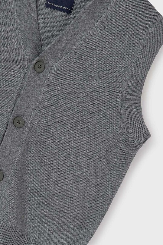 Mayoral vestă din amestec de lână pentru copii 7395.7A.Junior.9BYH gri AW24