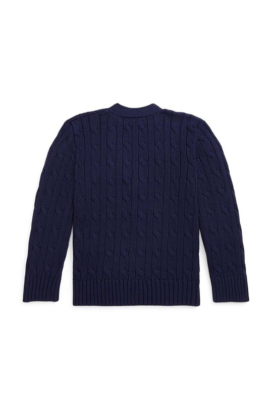 Dječji pamučni kardigan Polo Ralph Lauren 322925717006 mornarsko plava AW24