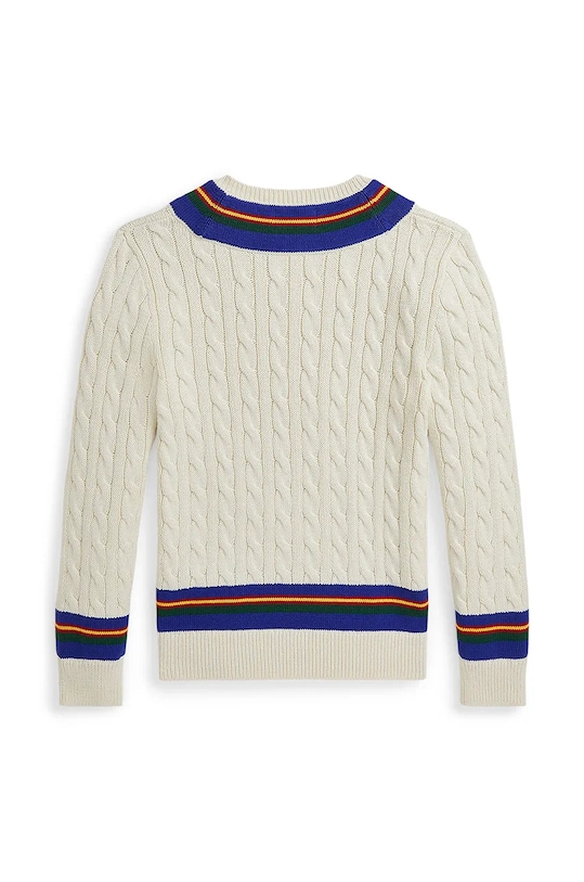 Chłopiec Polo Ralph Lauren sweter bawełniany dziecięcy 323951447001 beżowy