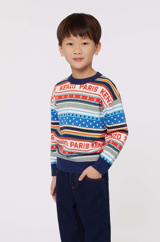 Kenzo Kids sweter dziecięcy z domieszką wełny multicolor K60783.86.108