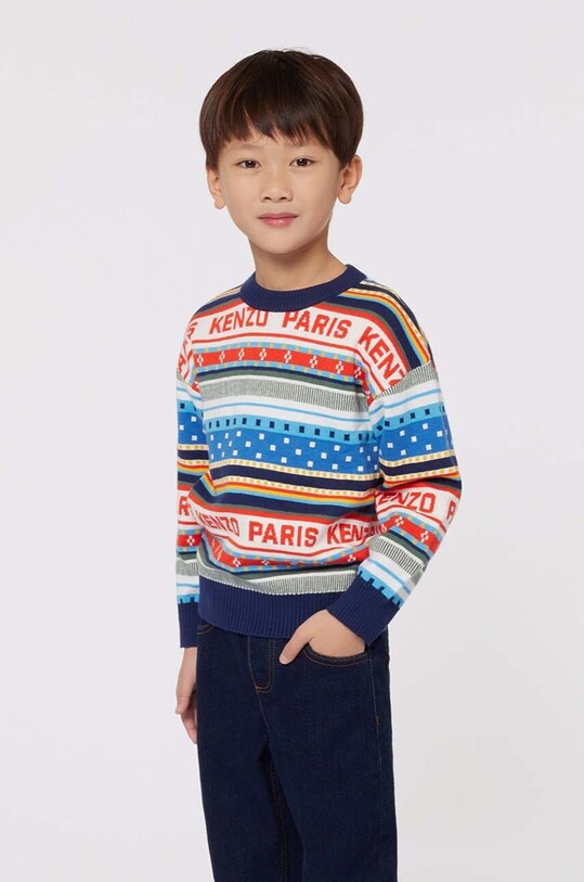 Kenzo Kids sweter dziecięcy z domieszką wełny multicolor K60783.114.150