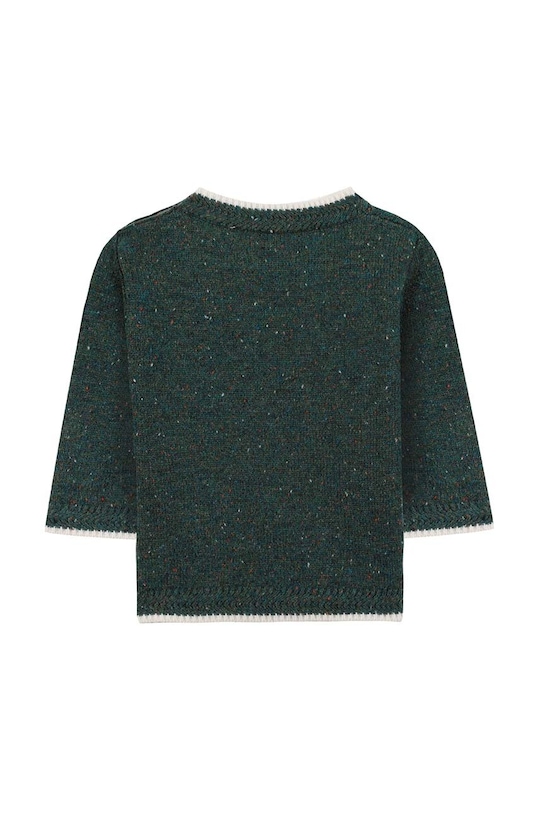 Вовняний дитячий светр Tartine et Chocolat TZ18141.67.74 зелений AW24