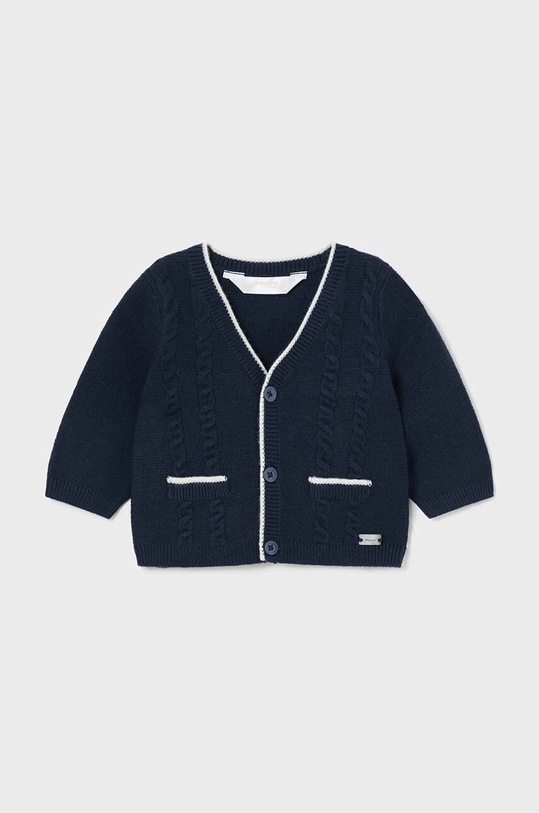 Mayoral Newborn cardigan din amestec de lână pentru bebeluși uni bleumarin 2308.1J.Newborn.9BYH