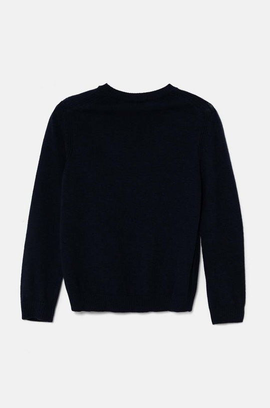 United Colors of Benetton sweter z domieszką wełny dziecięcy 1032C106W.G.Seasonal granatowy AW24