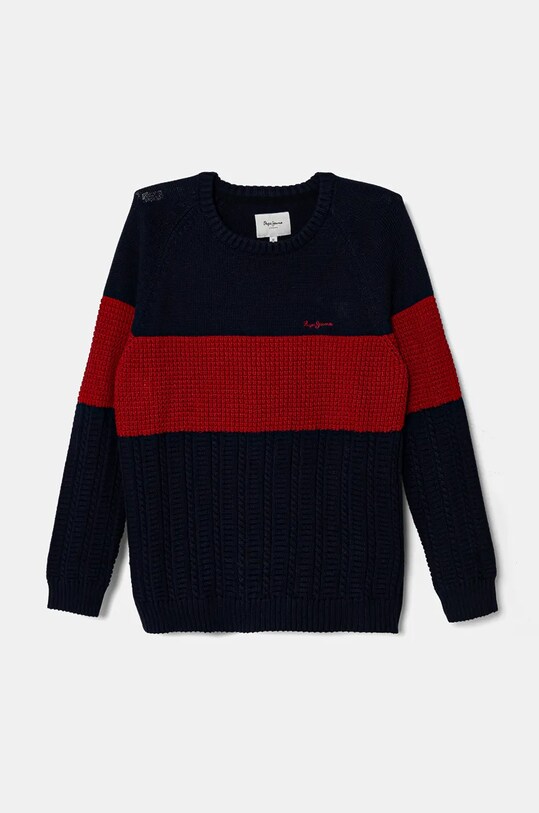 Детский хлопковый свитер Pepe Jeans DALMAR остальные красный PB701229