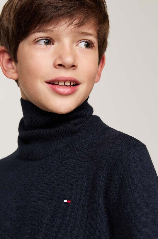 CHLAPEC Dětský svetr Tommy Hilfiger KB0KB09248.9BYH.128.176 námořnická modř