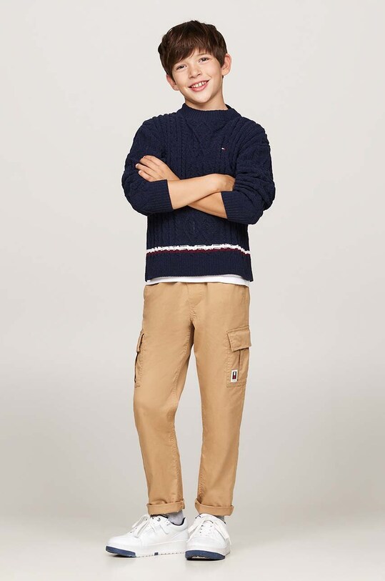 Хлопчик Дитячий светр Tommy Hilfiger KB0KB09257.9BYH.128.176 темно-синій