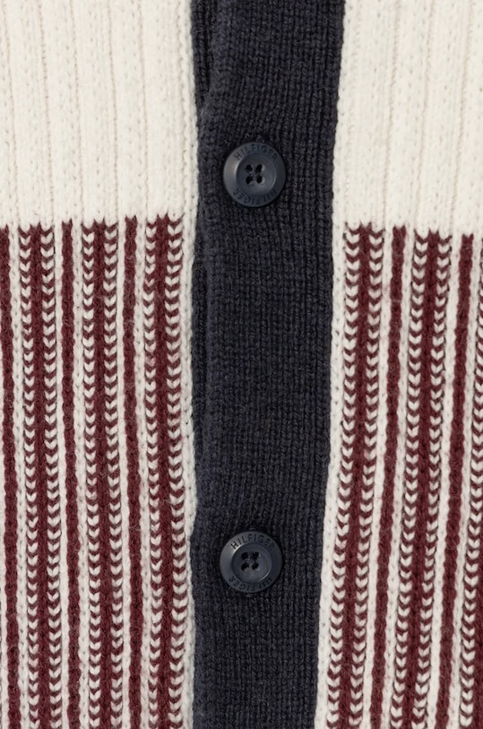 Хлопчик Дитячий кардиган з домішкою вовни Tommy Hilfiger KB0KB09395.9BYH.128.176 темно-синій