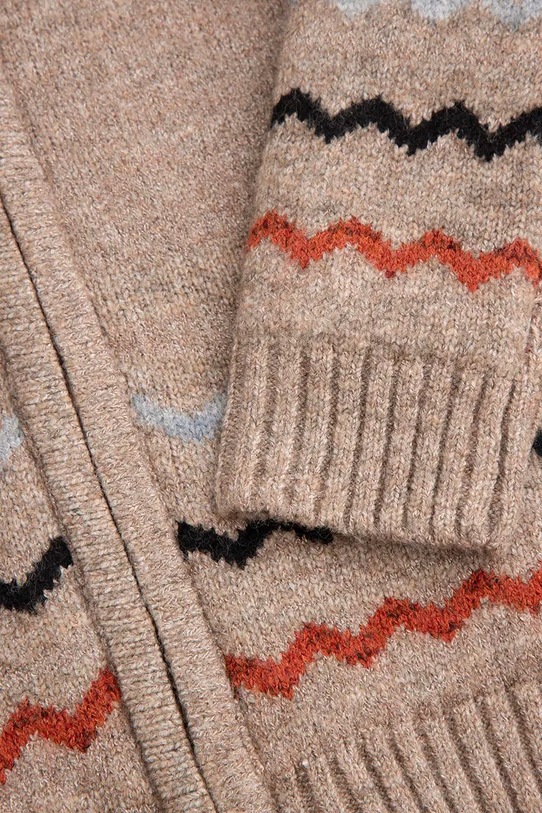 Kardigan za bebe Coccodrillo bež ZC4172201BBN