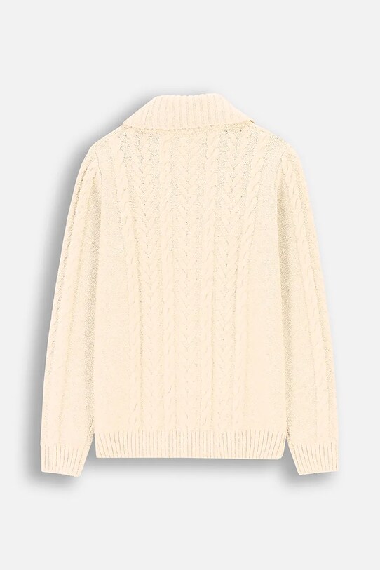 Дитячий кардиган Coccodrillo ZC4172201EJB бежевий AW24