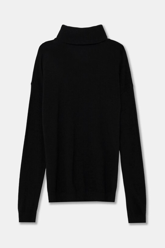 Παιδικό πουλόβερ από μείγμα μαλλιού United Colors of Benetton 1032C200D.G.Reproposed μαύρο AW24