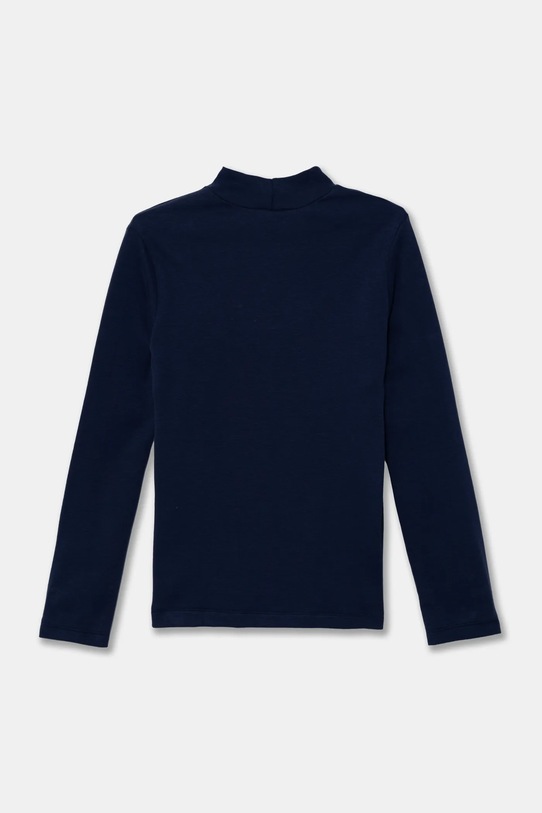 Παιδικό βαμβακερό μακρυμάνικο United Colors of Benetton 3AOUC202V.G.Seasonal σκούρο μπλε AW24