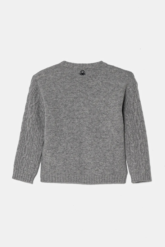 United Colors of Benetton maglione in cotone bambini 1344G100R.P.Seasonal grigio AW24