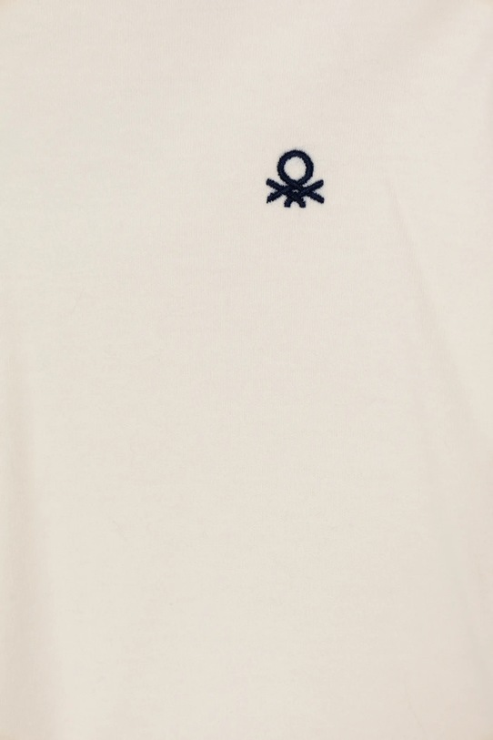 CHLAPEC Dětské bavlněné tričko s dlouhým rukávem United Colors of Benetton 3AOUG105E.P.Seasonal béžová