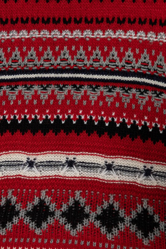 Мальчик Детский свитер с примесью шерсти United Colors of Benetton 1076Q107J.G.Seasonal красный