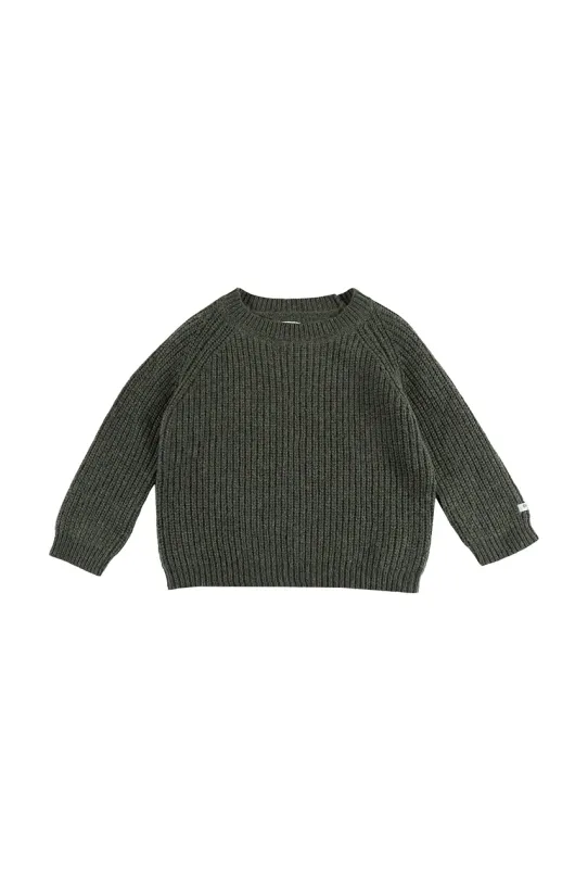 Βρεφικό πουλόβερ από μείγμα μαλλιού Donsje Garie Sweater 4083800.56.92 πράσινο AW24