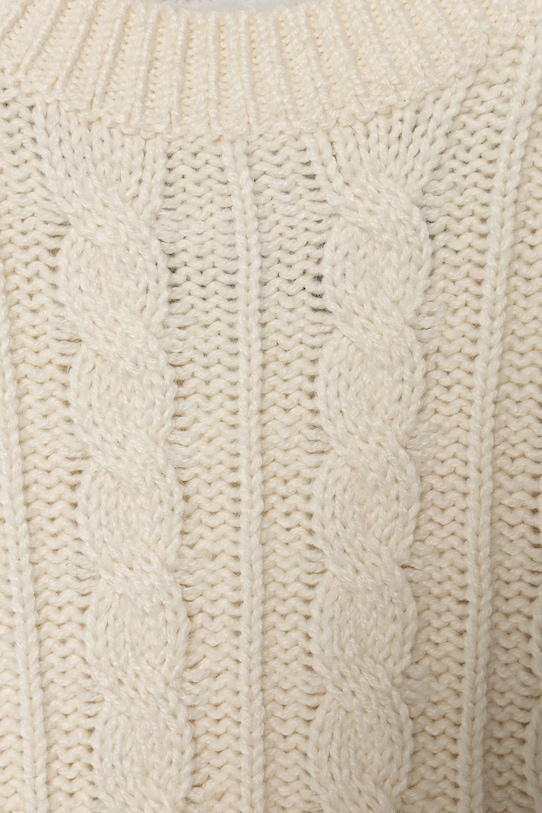 Chłopiec Abercrombie & Fitch sweter dziecięcy KI220.4018 beżowy