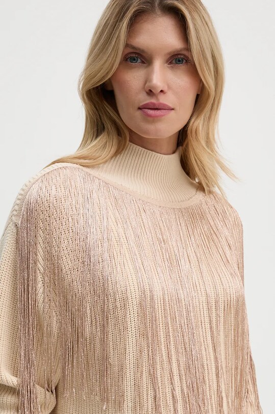 Bruuns Bazaar sweter FreesiaBBCita knit beżowy BBW4145