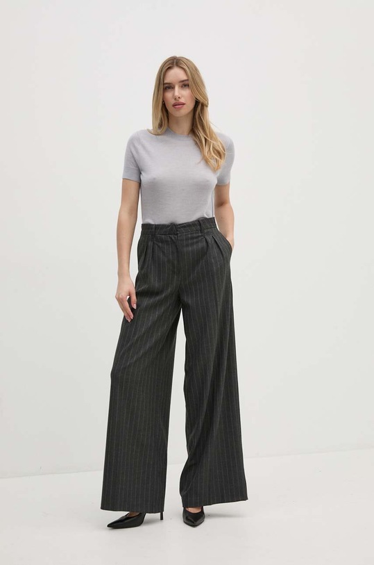 Вълнен пуловер Calvin Klein K20K207201 сив AW24