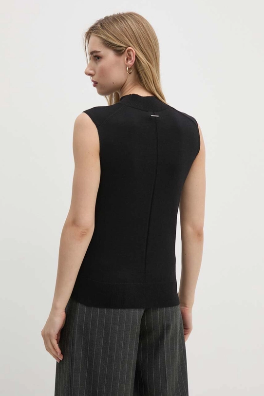 Îmbrăcăminte Calvin Klein vestă din amestec de mătase K20K207568 negru