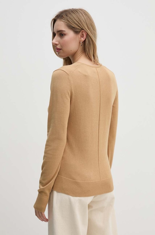 Îmbrăcăminte Calvin Klein pulover din amestec de mătase K20K207569 maro