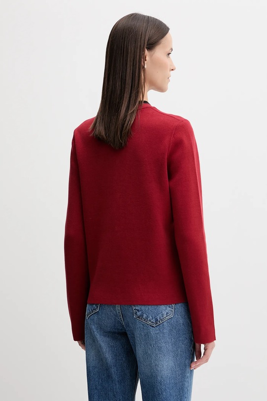 Tommy Hilfiger cardigan reversibile rosso WW0WW40846