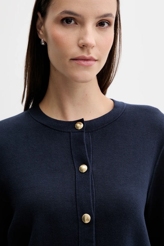 Ζακέτα διπλής όψης Tommy Hilfiger WW0WW40846 σκούρο μπλε