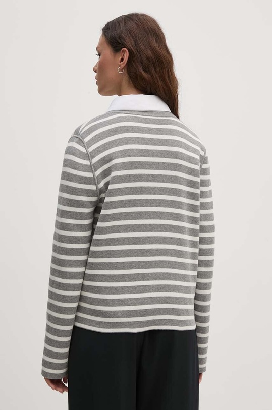 Tommy Hilfiger kardigan dwustronny WW0WW40846 szary